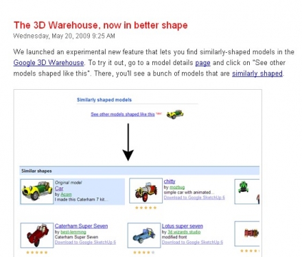 PLM Prompt: 3D Warehouse from Google