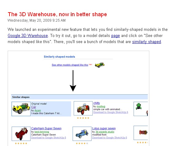 PLM Prompt: 3D Warehouse from Google