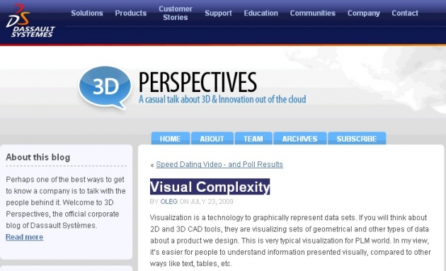 3D Perspectives: Visual Complexity