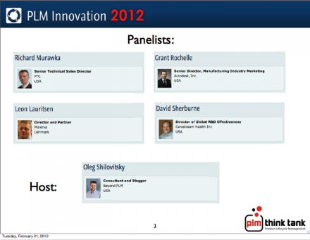 PLM Innovation Panel: The Future of PLM Business Models