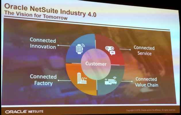 SuiteWorld 2019: Oracle-NetSuite vision of connected manufacturing