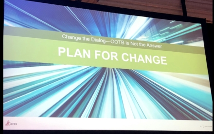 Conx19 Day 1 – How to make, control and sustain a change?