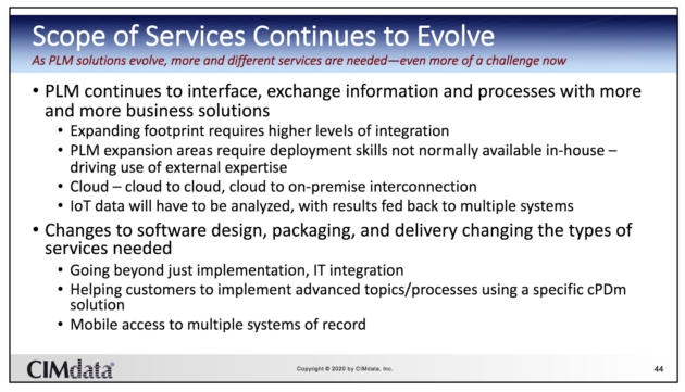 Future Trajectories of PLM Services